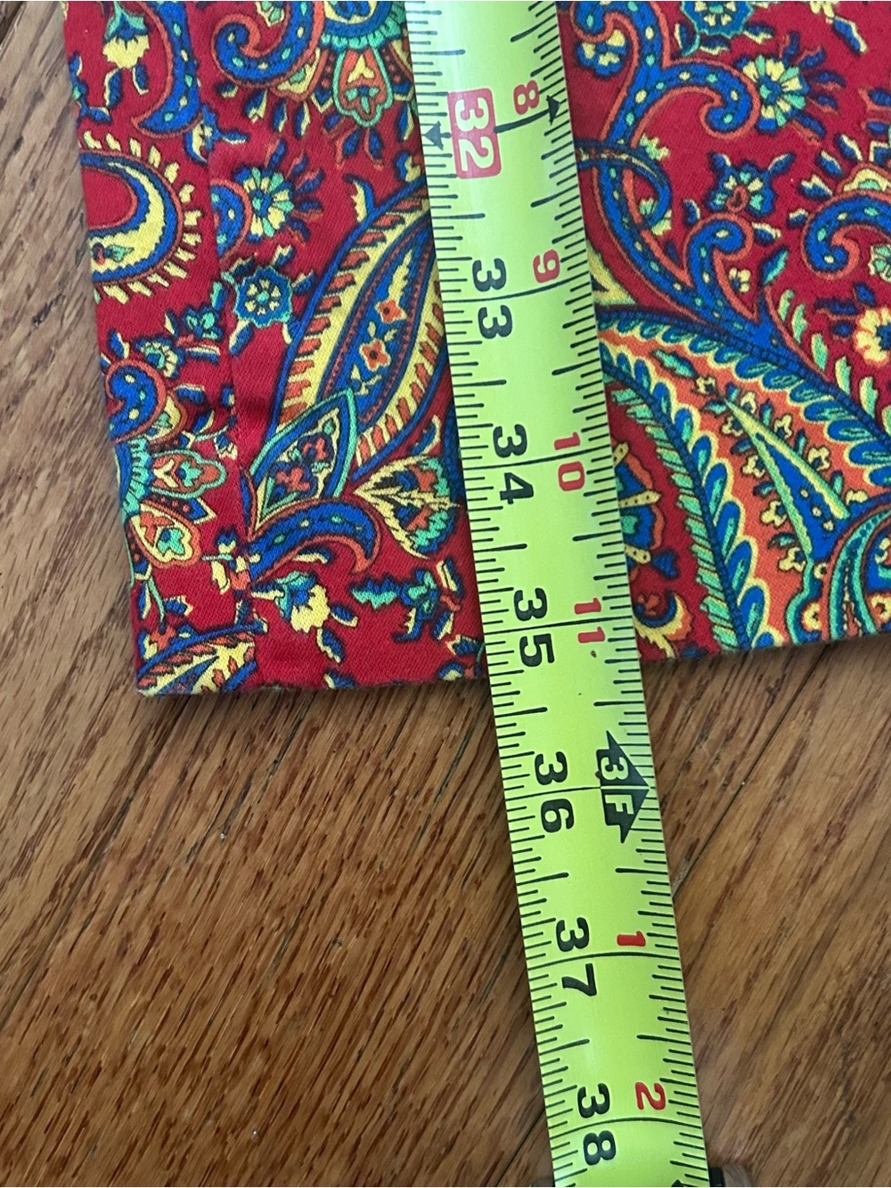 Lauren Ralph Lauren Vintage Paisley Pants Bright Color Boho Ankle Leg Women’s 6P - Picture 11 of 11